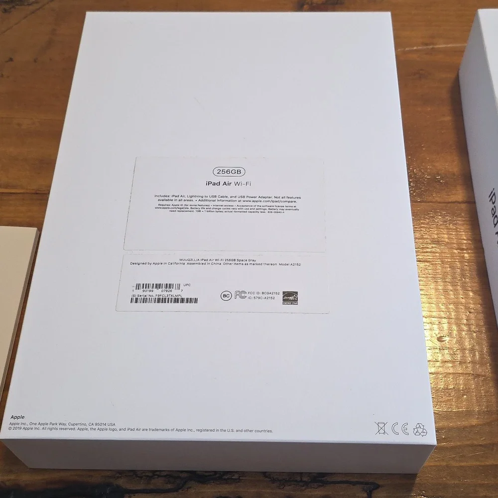 iPad Air EMPTY BOX (No IPad)